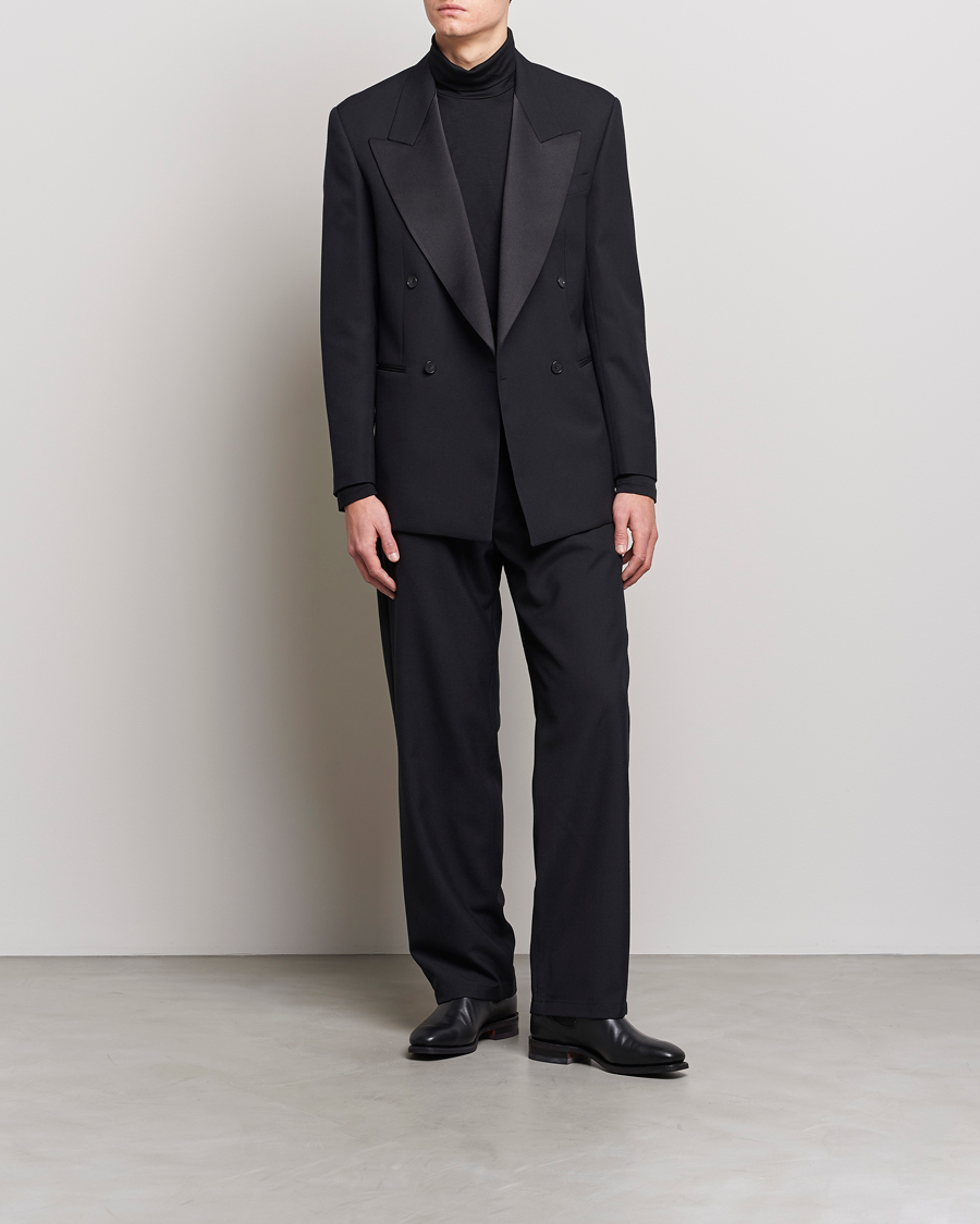 Men | Blazers | Filippa K | Tuxedo Blazer Black