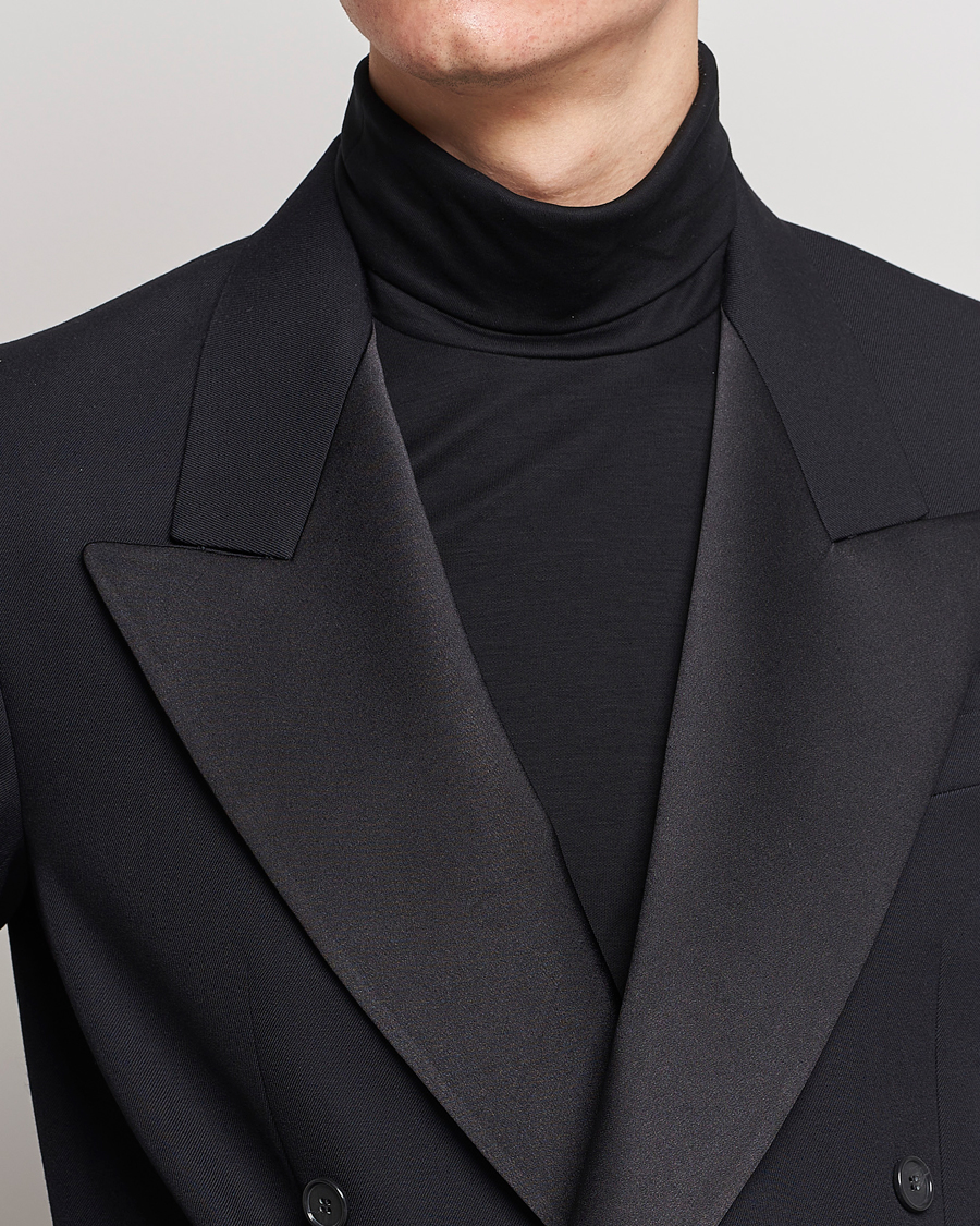 Men | Blazers | Filippa K | Tuxedo Blazer Black