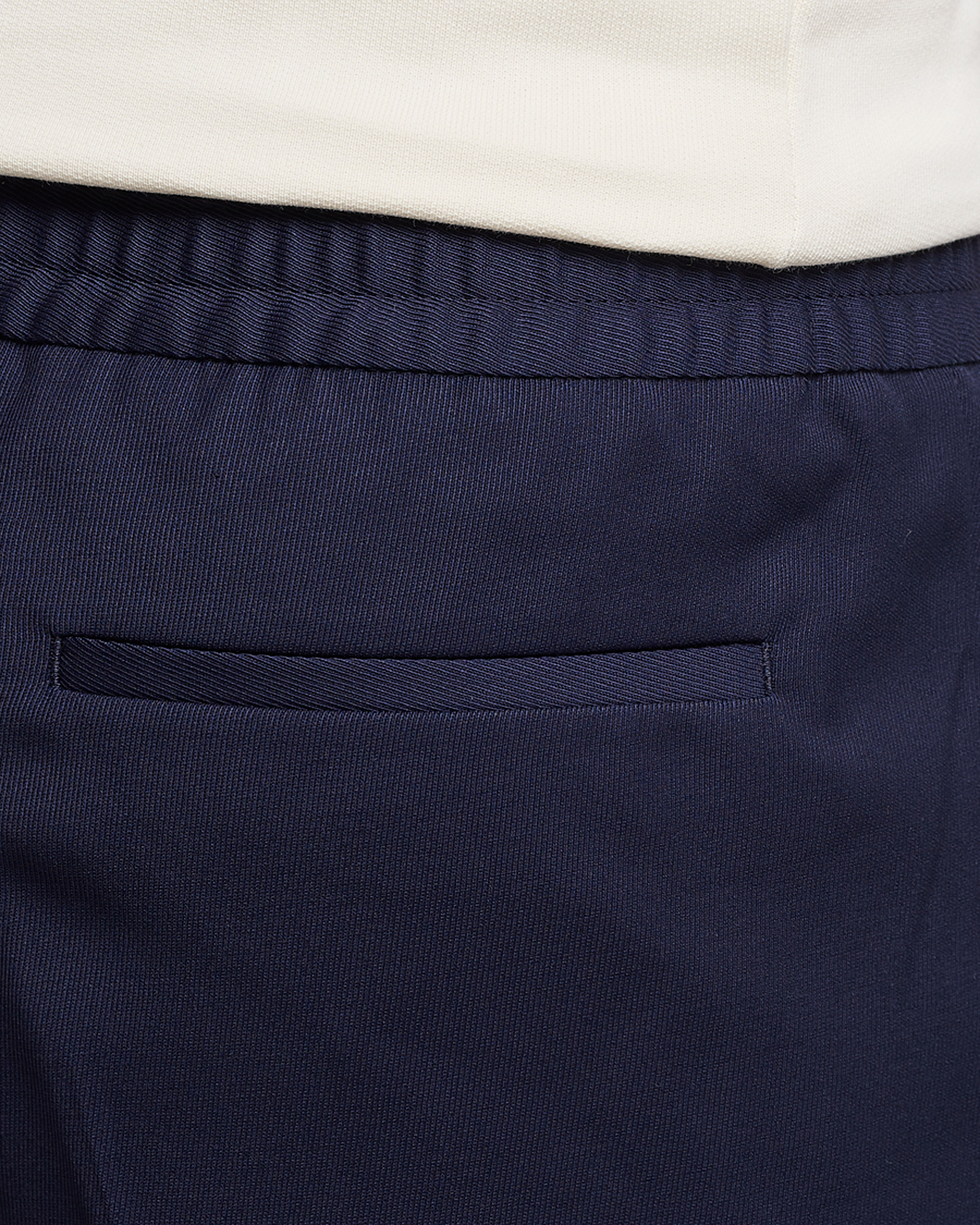 Men | Trousers | Filippa K | Terry Cropped Trousers French Navy