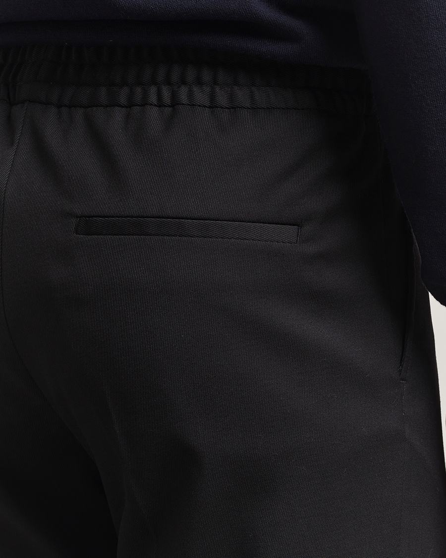 Men | Trousers | Filippa K | Theo Relaxed Wool Trousers Black