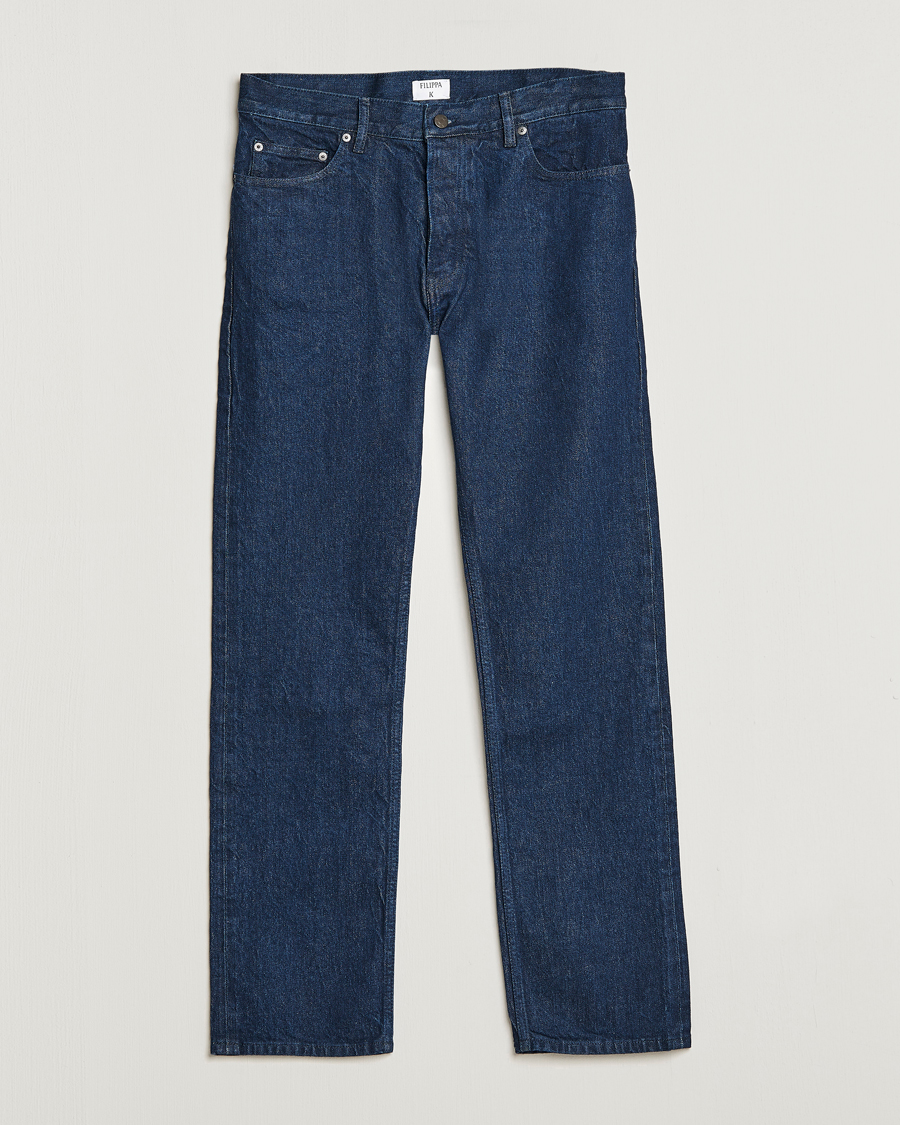 Men | Jeans | Filippa K | Loose Straight Jeans Ocean
