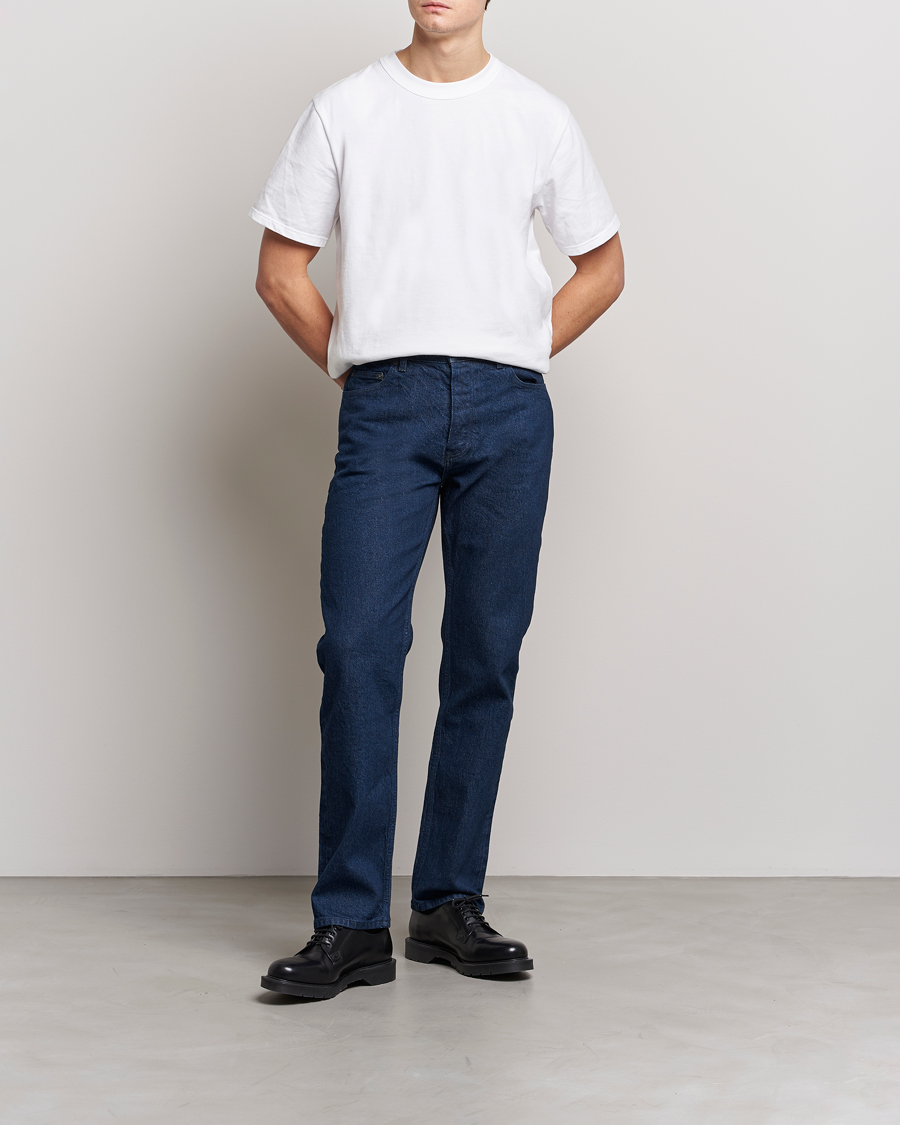 Men | Jeans | Filippa K | Loose Straight Jeans Ocean