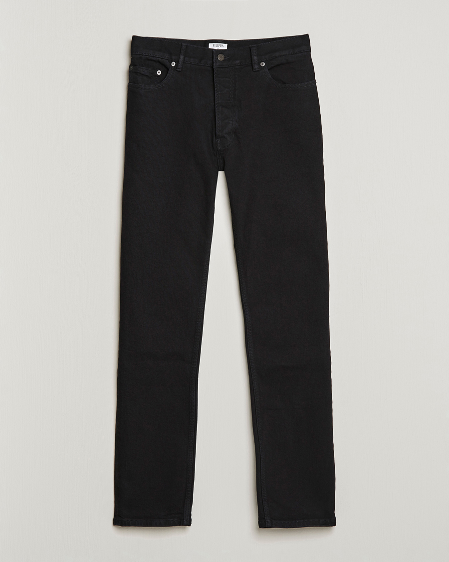 Men | Jeans | Filippa K | Loose Straight Jeans Night