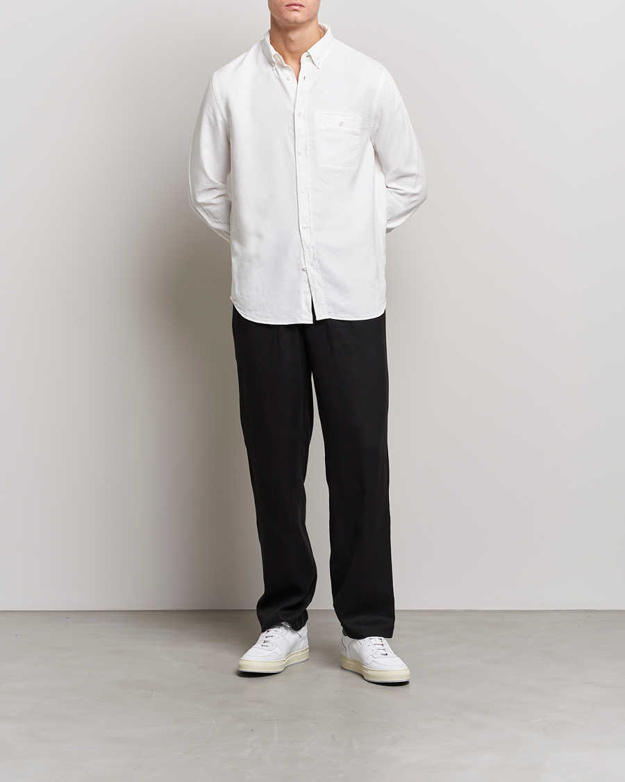 Men | Casual Shirts | Filippa K | Zachary Lyocell Shirt White
