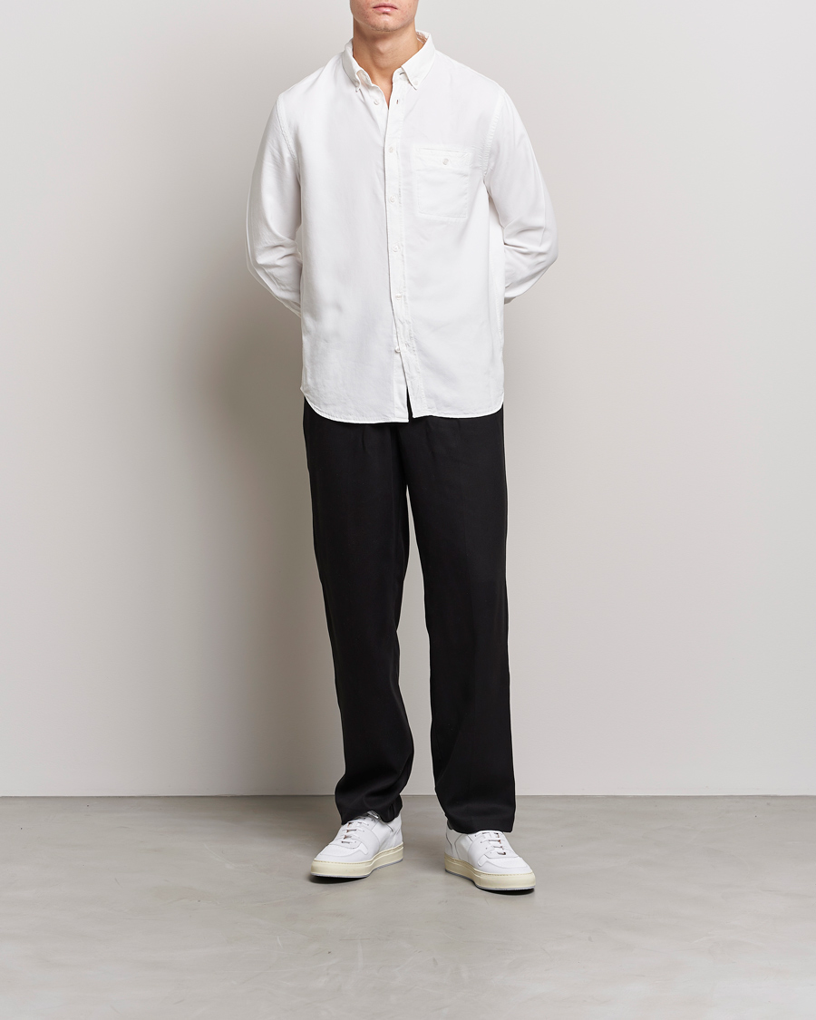 Men | Shirts | Filippa K | Zachary Lyocell Shirt White