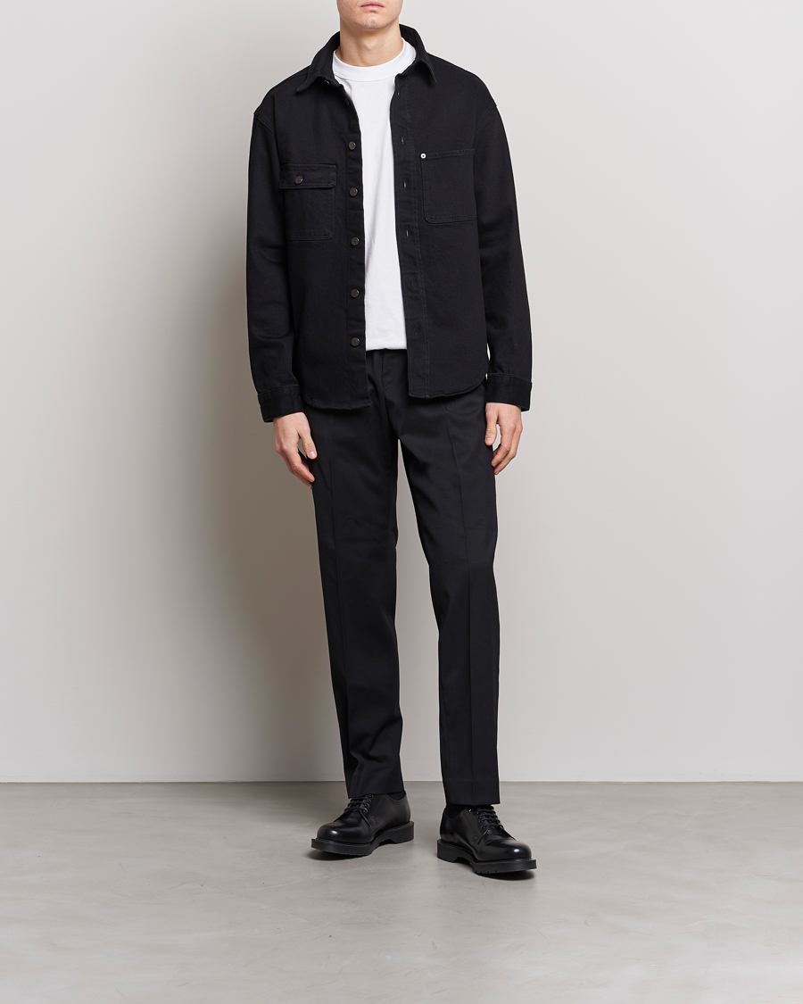 Men | Shirts | Filippa K | Denim Overshirt Night