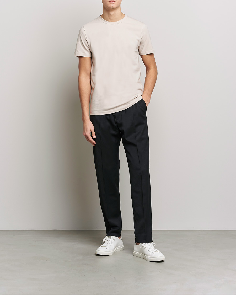 Men | T-Shirts | Filippa K | Stretch Cotton Tee Sand