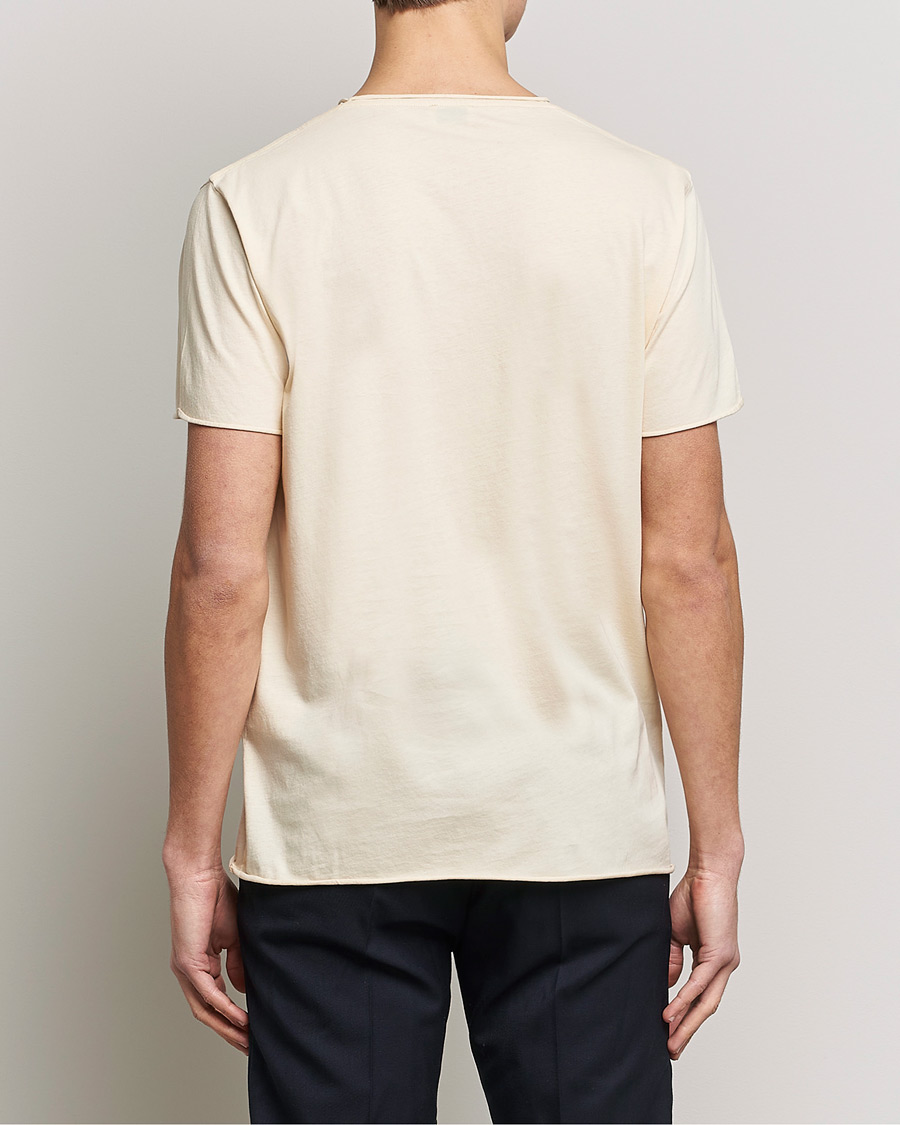 Men | T-Shirts | Filippa K | Roll Neck Tee Vanilla