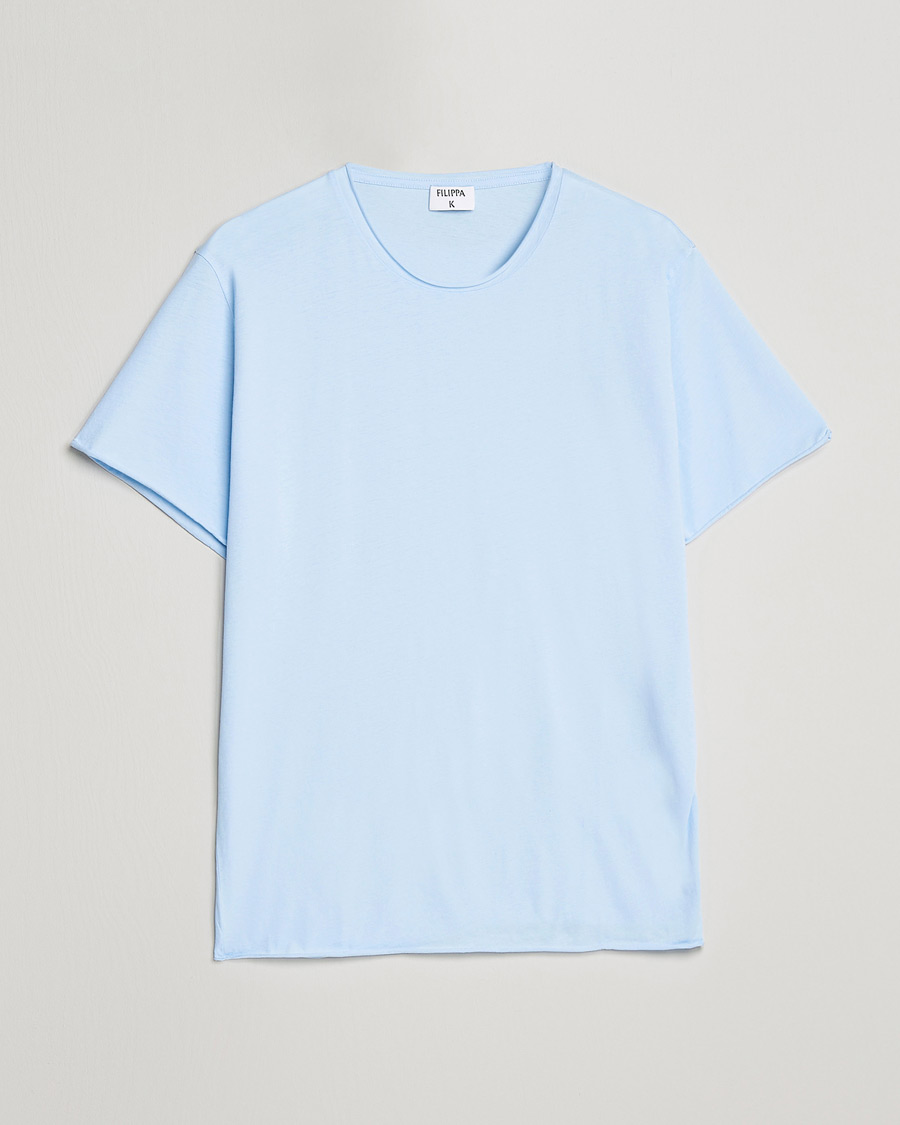 Men | T-Shirts | Filippa K | Roll Neck Tee Pastell
