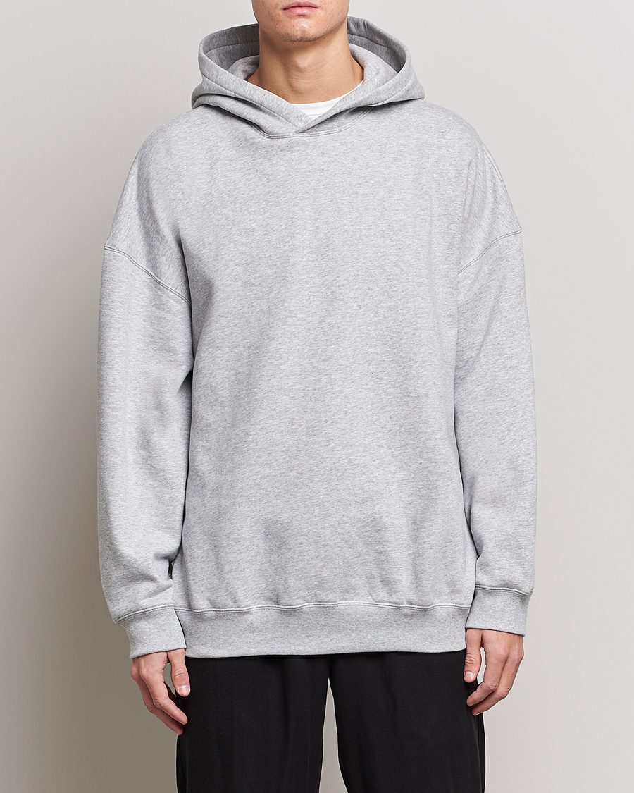 Men | Hooded Sweatshirts | Filippa K | Hoodie Grey Melange