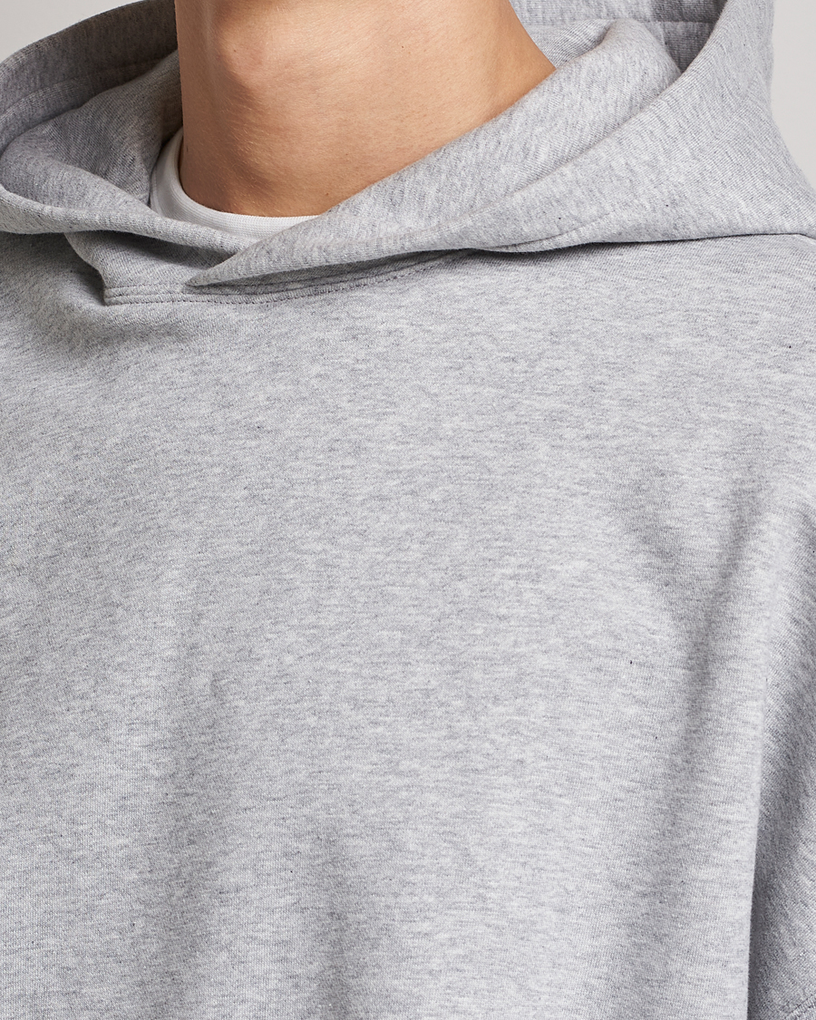 Men | Sweaters & Knitwear | Filippa K | Hoodie Grey Melange