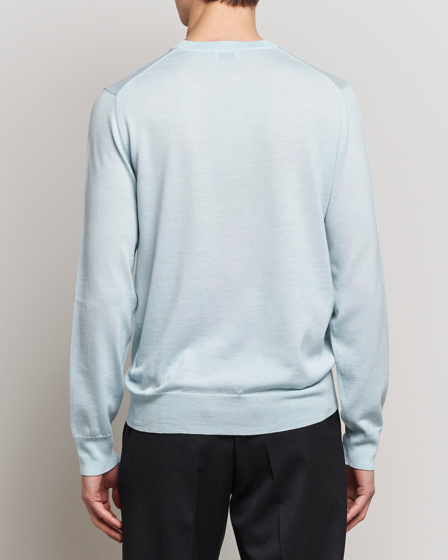 Men | Sweaters & Knitwear | Filippa K | Merino Sweater Aqua