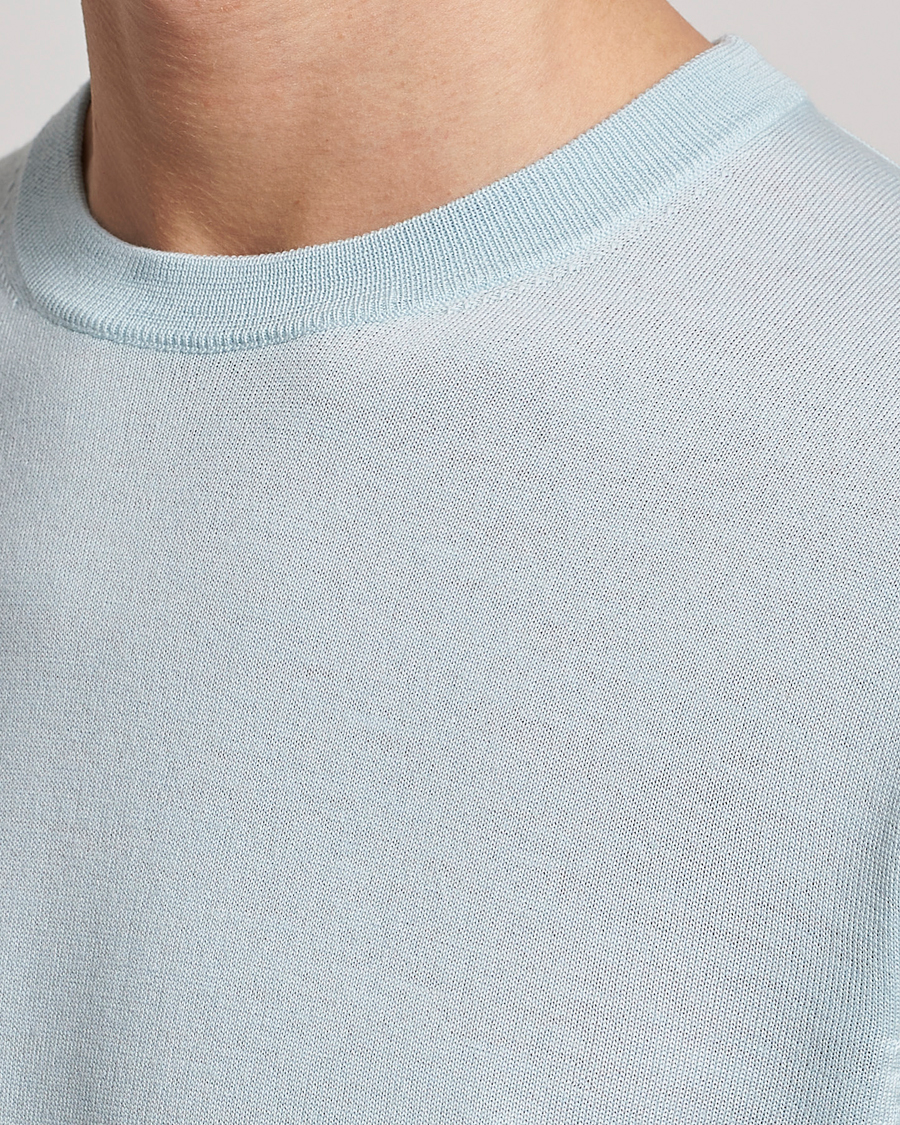 Men | Sweaters & Knitwear | Filippa K | Merino Sweater Aqua