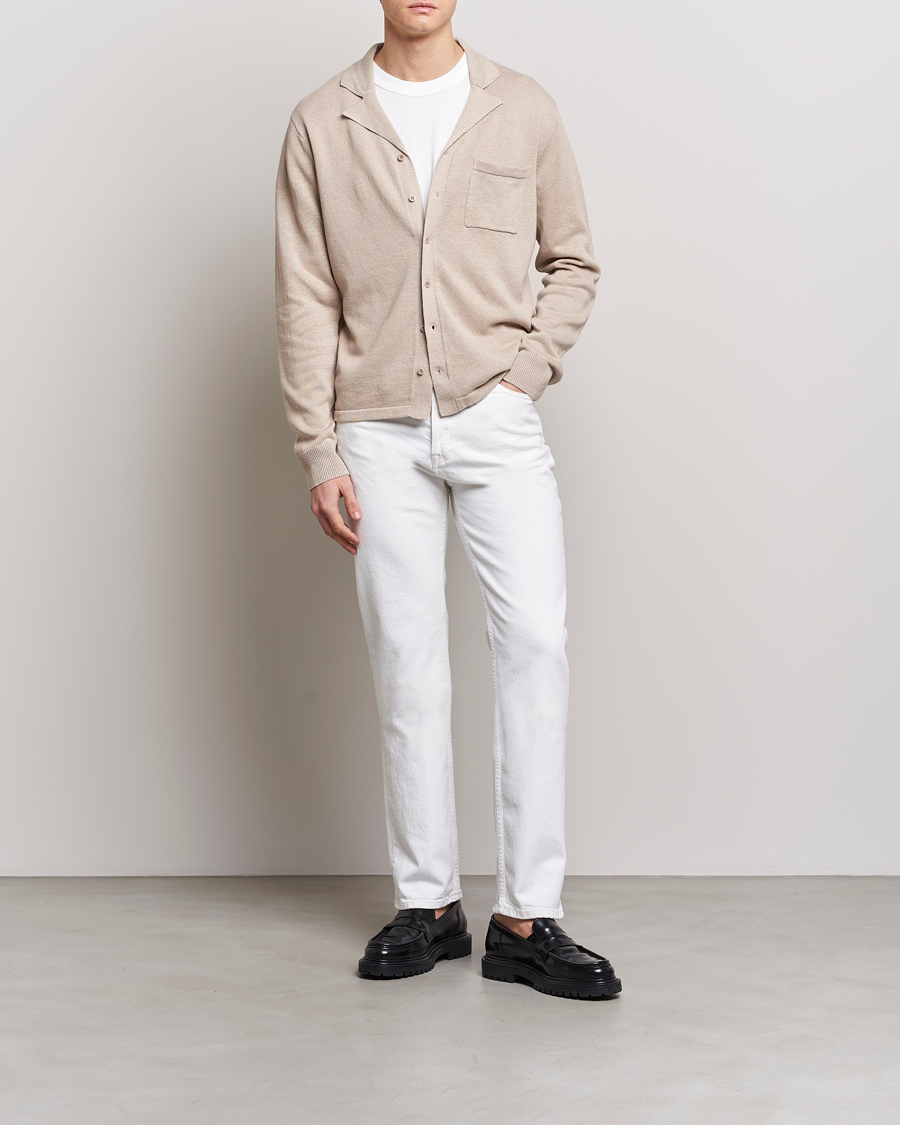 Men | Jeans | Filippa K | Classic Straight Jeans Washed White