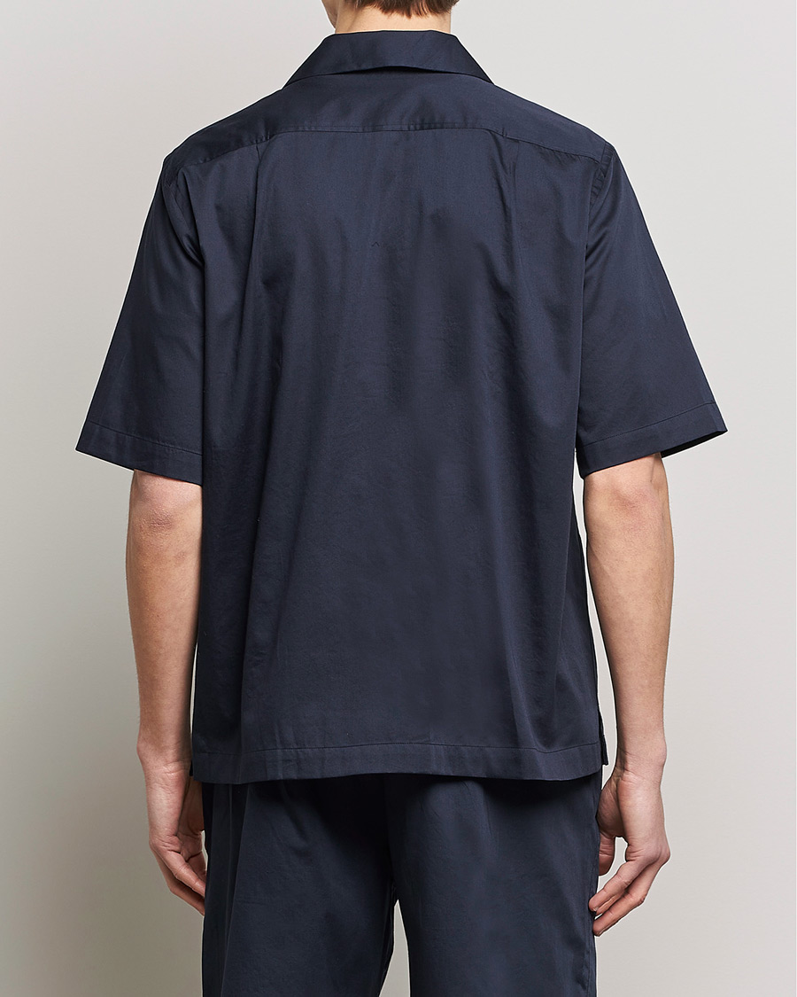 Men | Shirts | Filippa K | Lounge Short Sleeve Shirt Night Blue