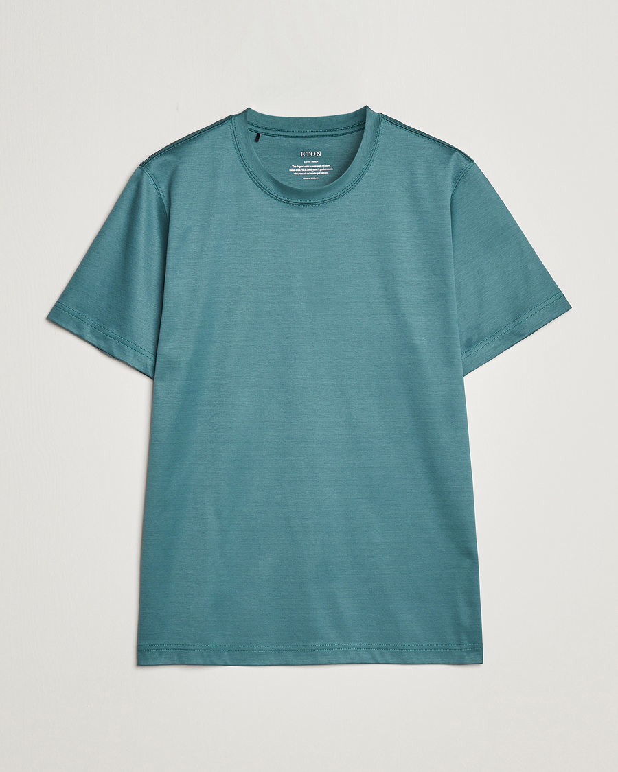 Men | T-Shirts | Eton | Filo Di Scozia T-Shirt Green