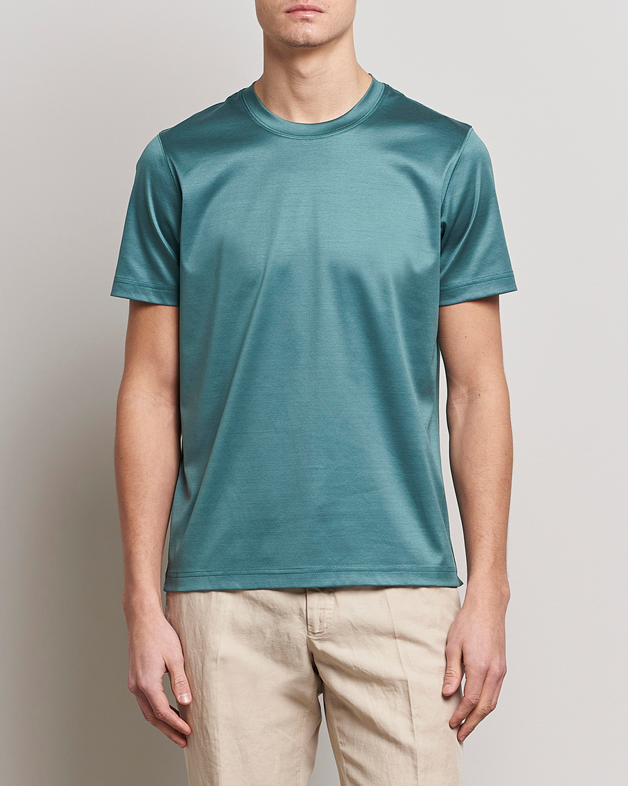 Men |  | Eton | Filo Di Scozia T-Shirt Green