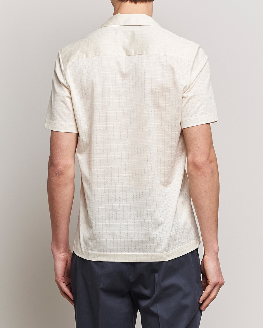 Men | Polo Shirts | Eton | Filo Di Scozia Open Collor Shirt White