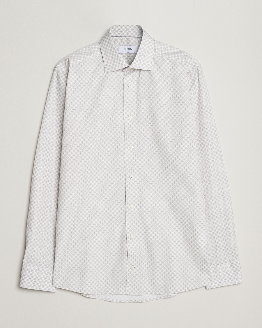 Men | Shirts | Eton | Signature Poplin Shirt Brown