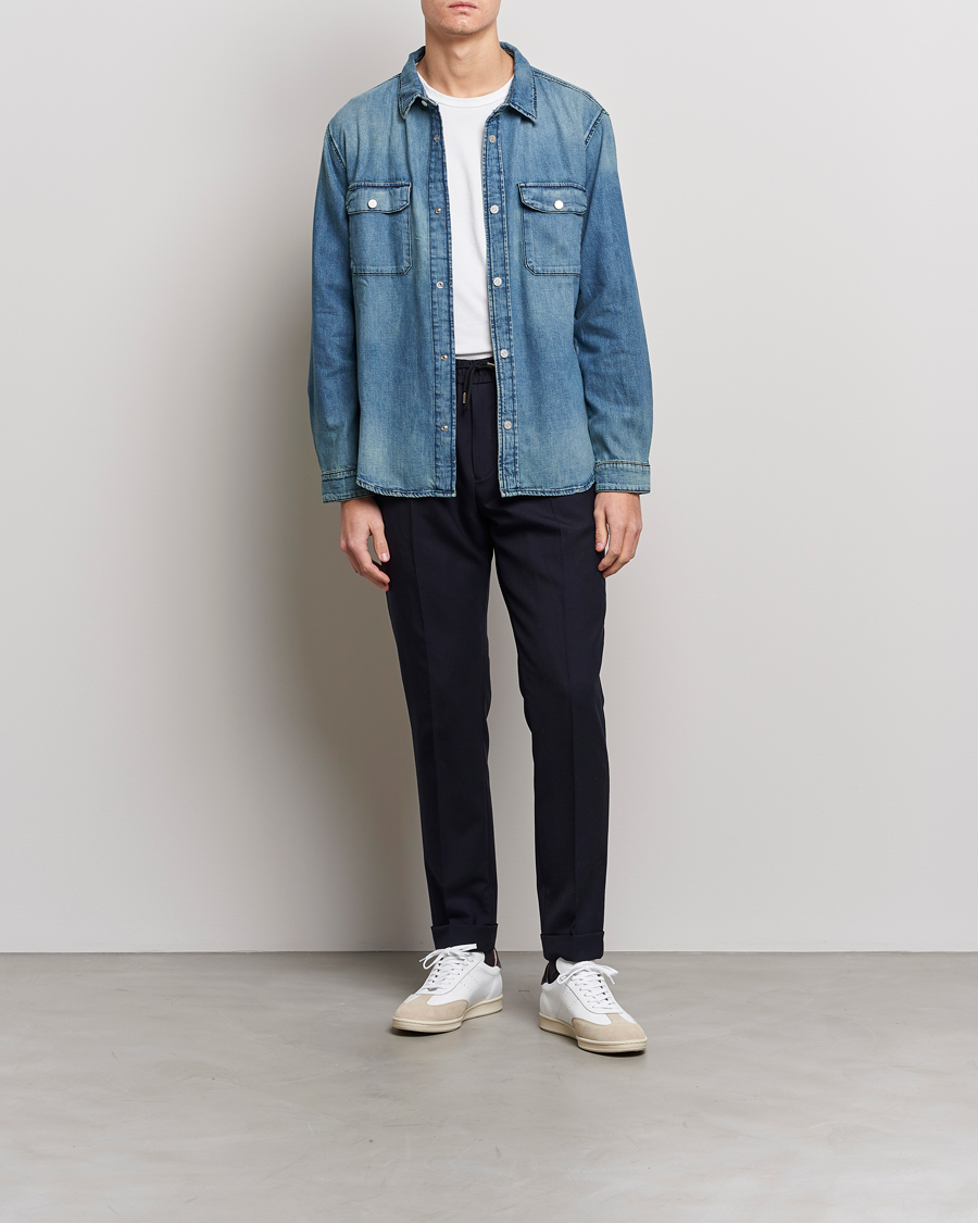 Men | Shirts | FRAME | Denim Shirt Lookout