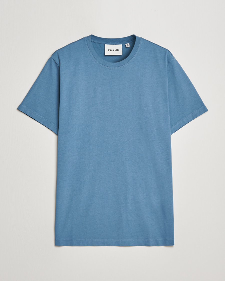 Men | T-Shirts | FRAME | Logo T-Shirt Grey Blue