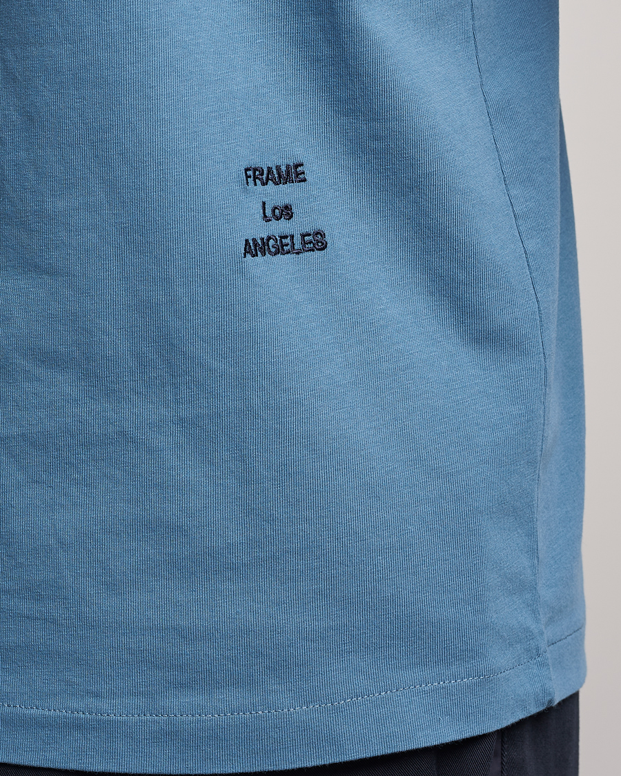 Men | T-Shirts | FRAME | Logo T-Shirt Grey Blue