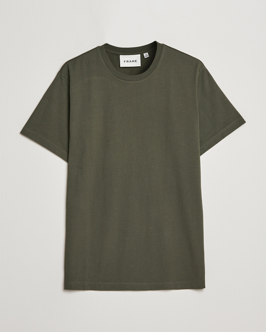 Men | T-Shirts | FRAME | Logo T-Shirt Olive Green