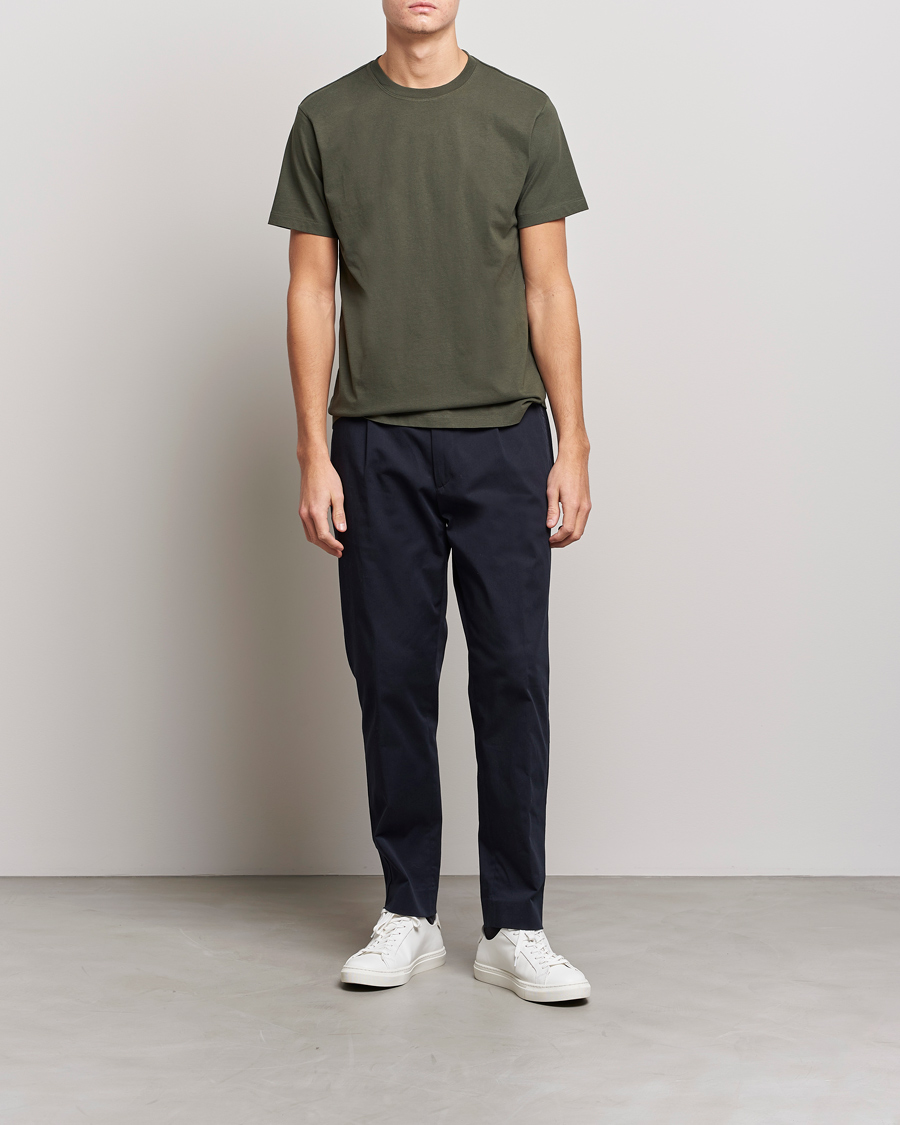 Men | T-Shirts | FRAME | Logo T-Shirt Olive Green