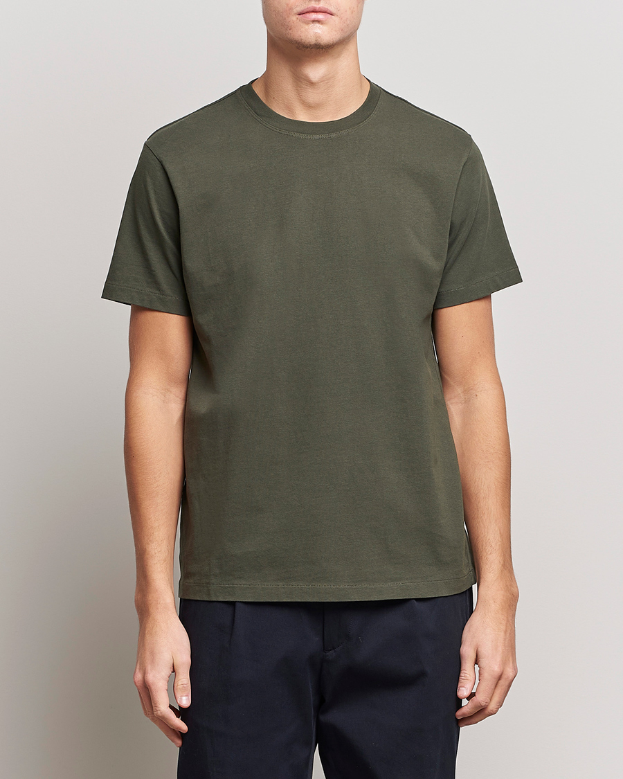 Men | T-Shirts | FRAME | Logo T-Shirt Olive Green