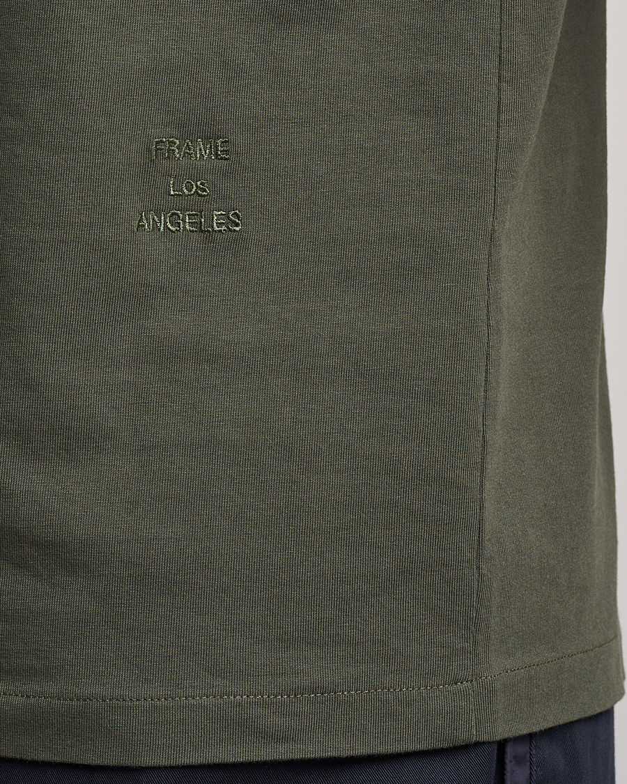 Men | T-Shirts | FRAME | Logo T-Shirt Olive Green