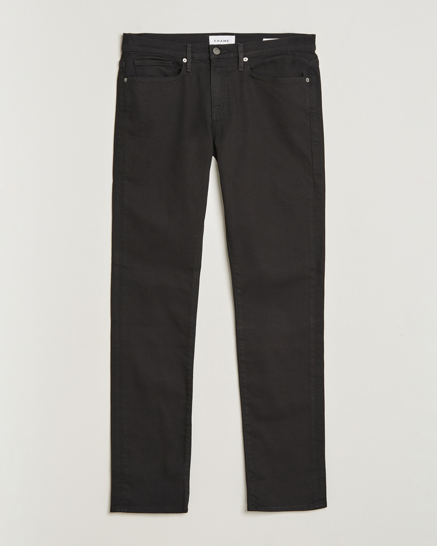 Men | Grey jeans | FRAME | L´Homme Slim Stretch Jeans Noir