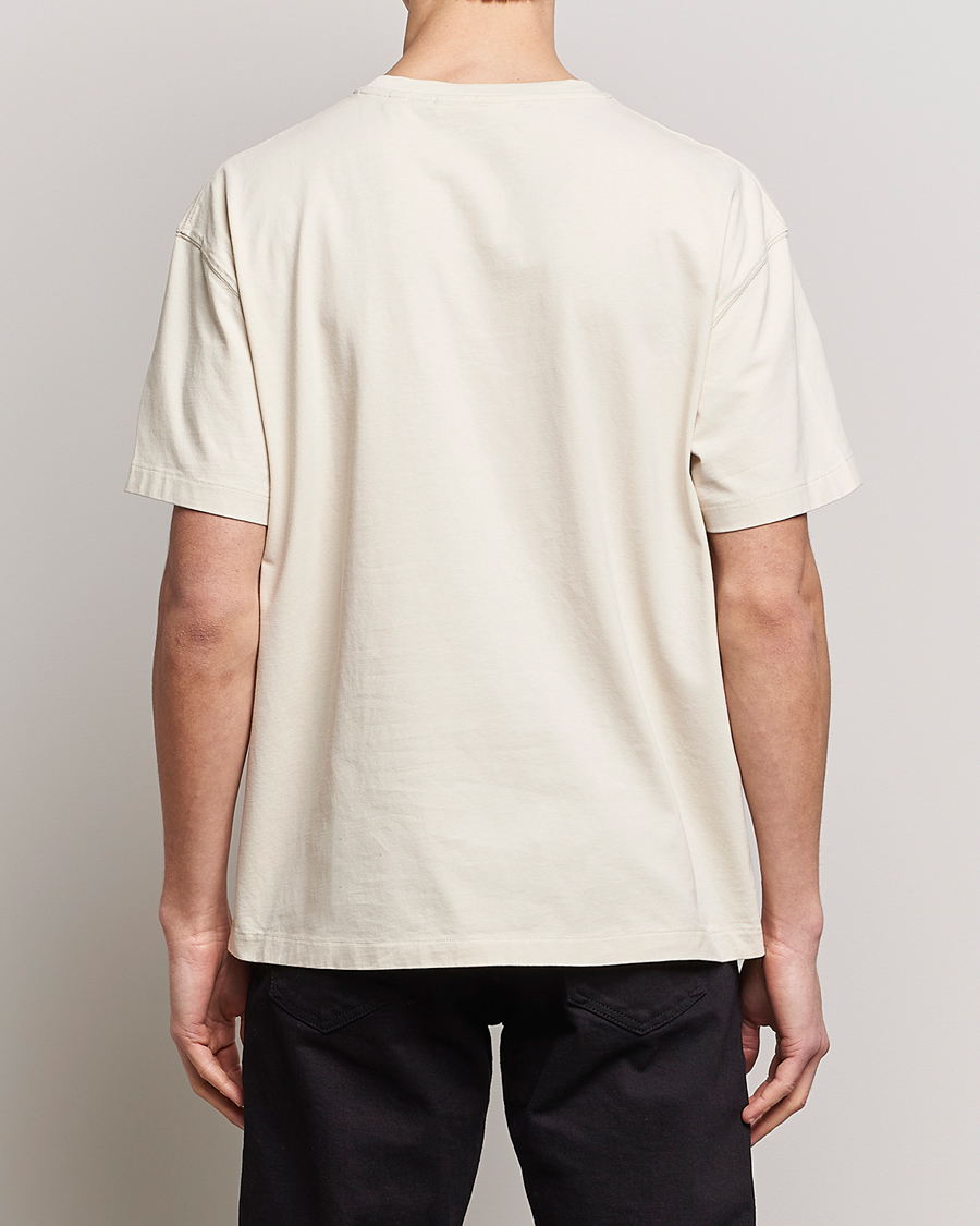 Men | T-Shirts | FRAME | Logo Print T-Shirt White Beige