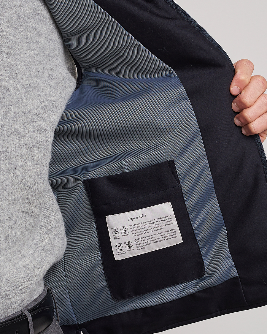 Men | Gilets | Canali | Impeccabile Padded Gilet Navy