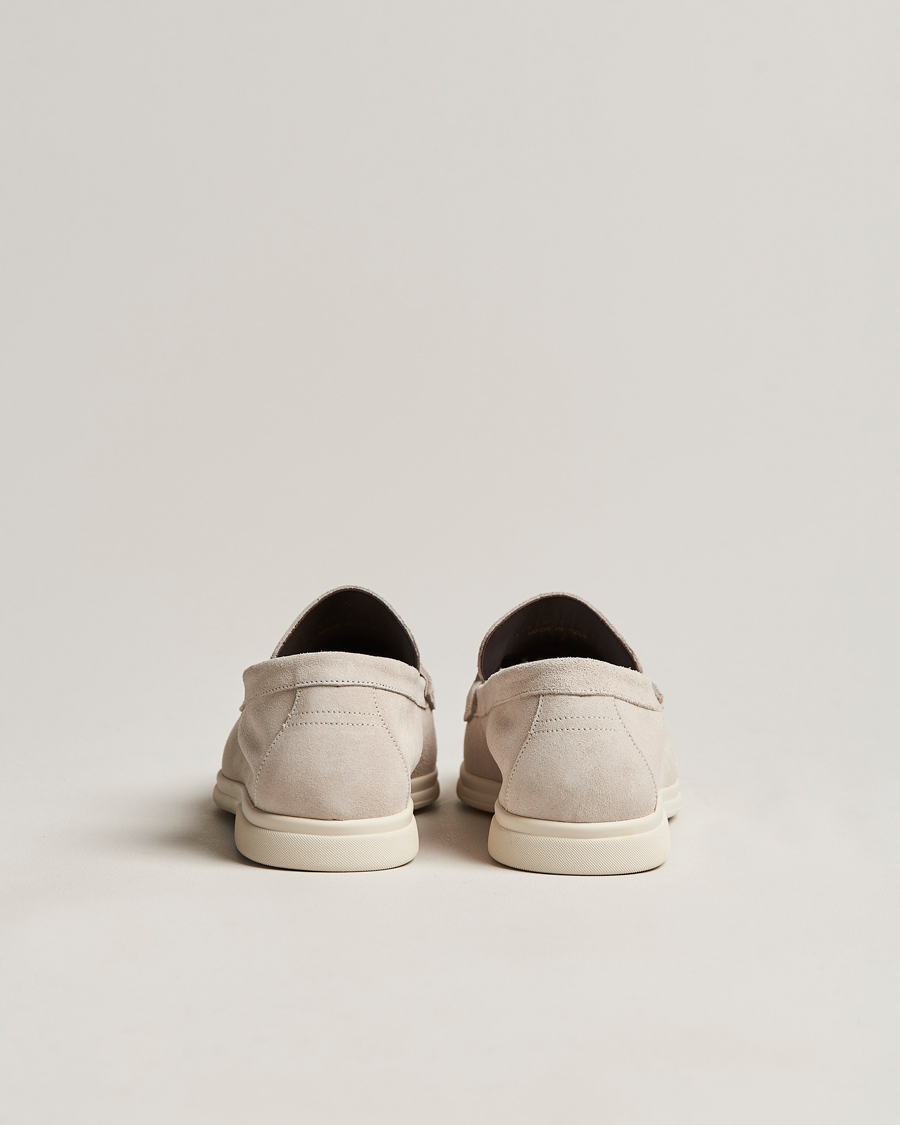 Men | Canali Summer Loafers Light Beige Suede | Canali | Summer Loafers Light Beige Suede