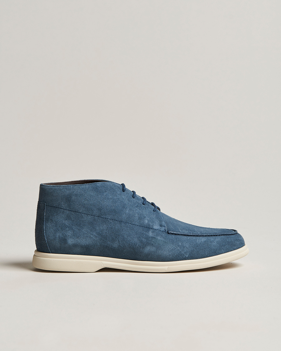 Men | Canali Chukka Boots Light blue Suede | Canali | Chukka Boots Light blue Suede