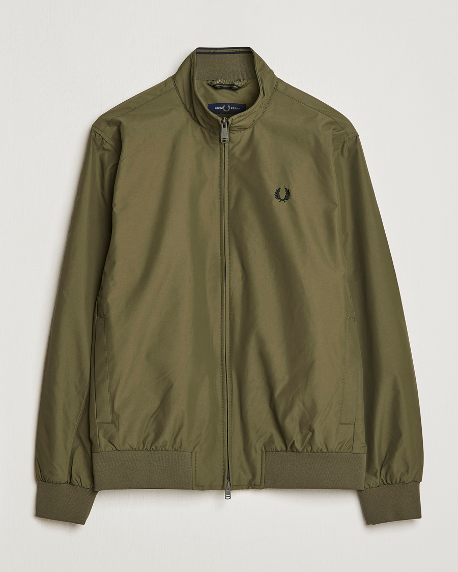 Men | Coats & Jackets | Fred Perry | Brentham Jacket Uniform Green