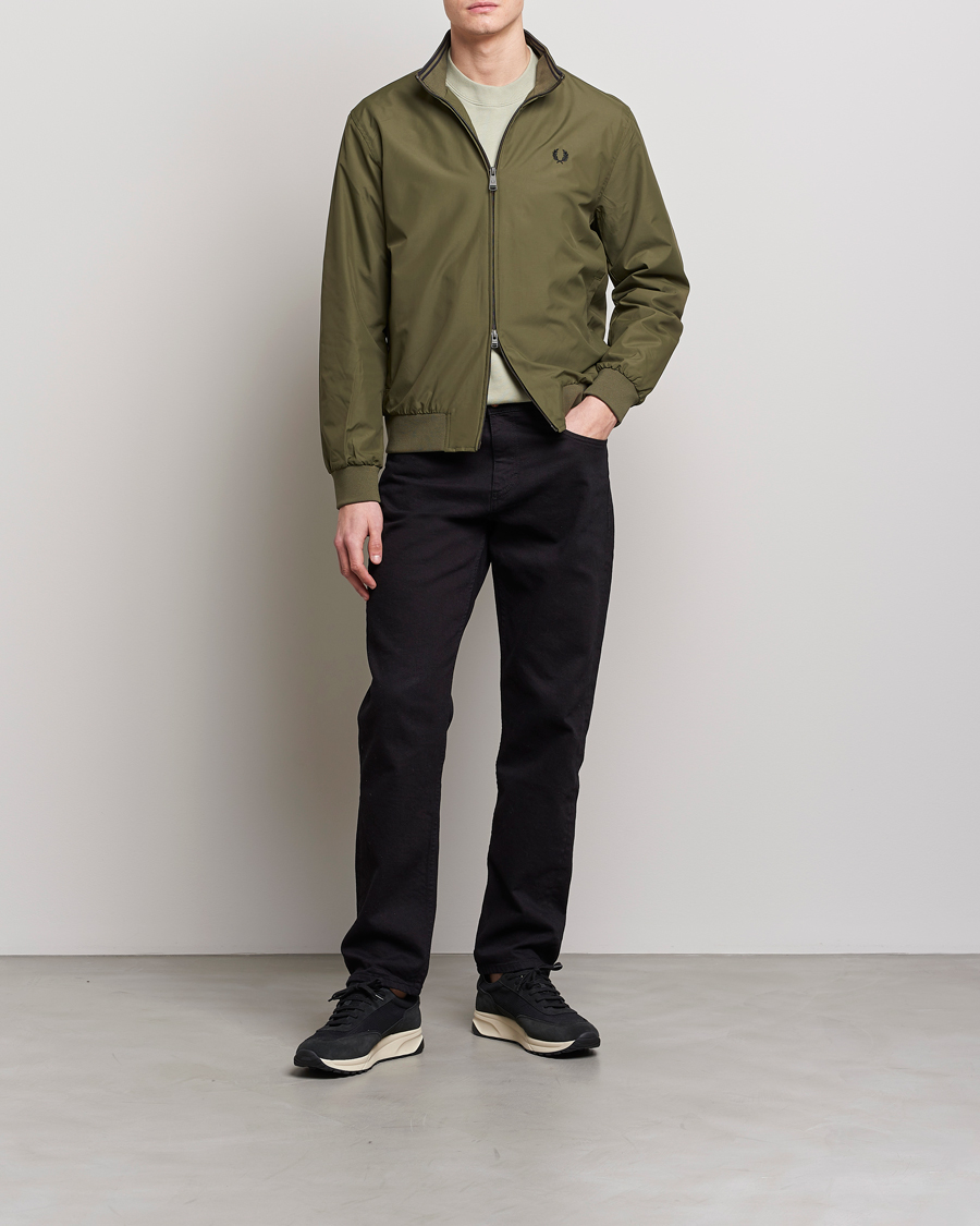 Men | Coats & Jackets | Fred Perry | Brentham Jacket Uniform Green