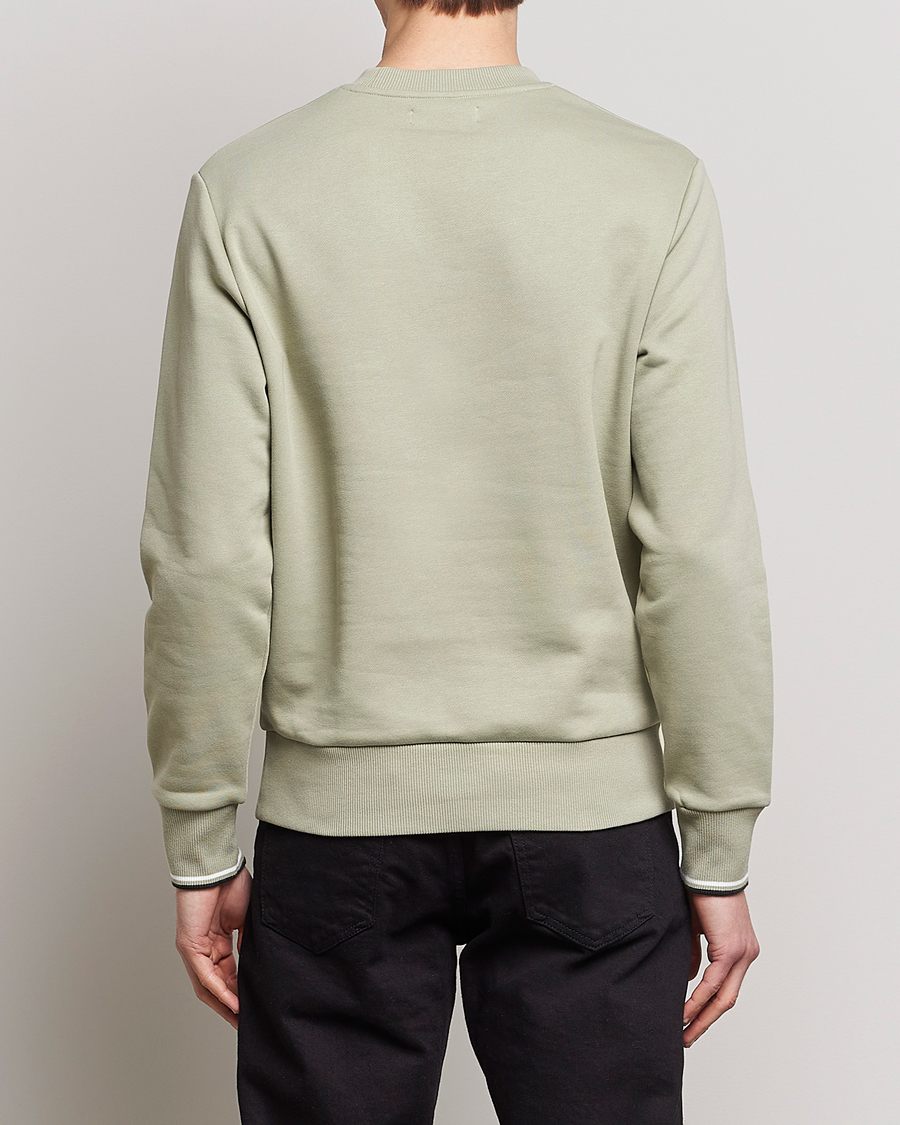 Men | Sweaters & Knitwear | Fred Perry | Crew Neck Sweatshirt Sea Gras