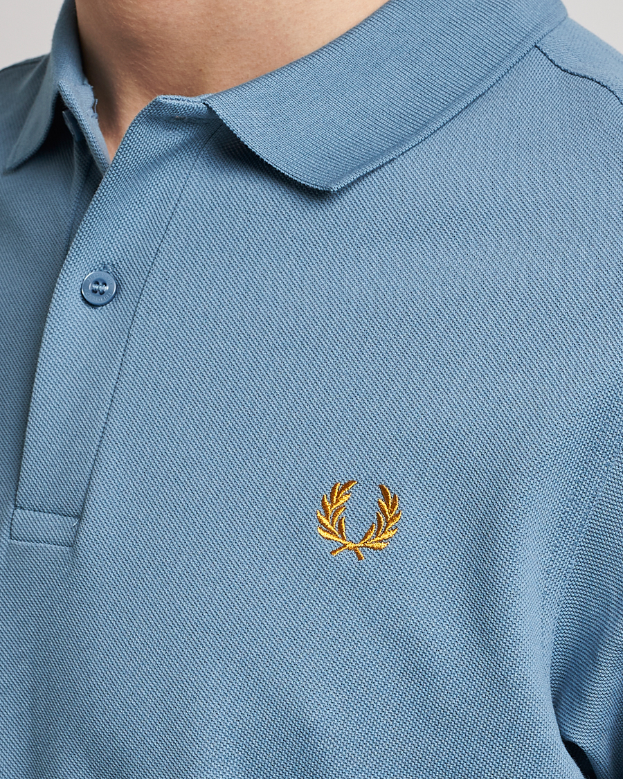 Men | Polo Shirts | Fred Perry | Plain Polo Shirt Ash Blue