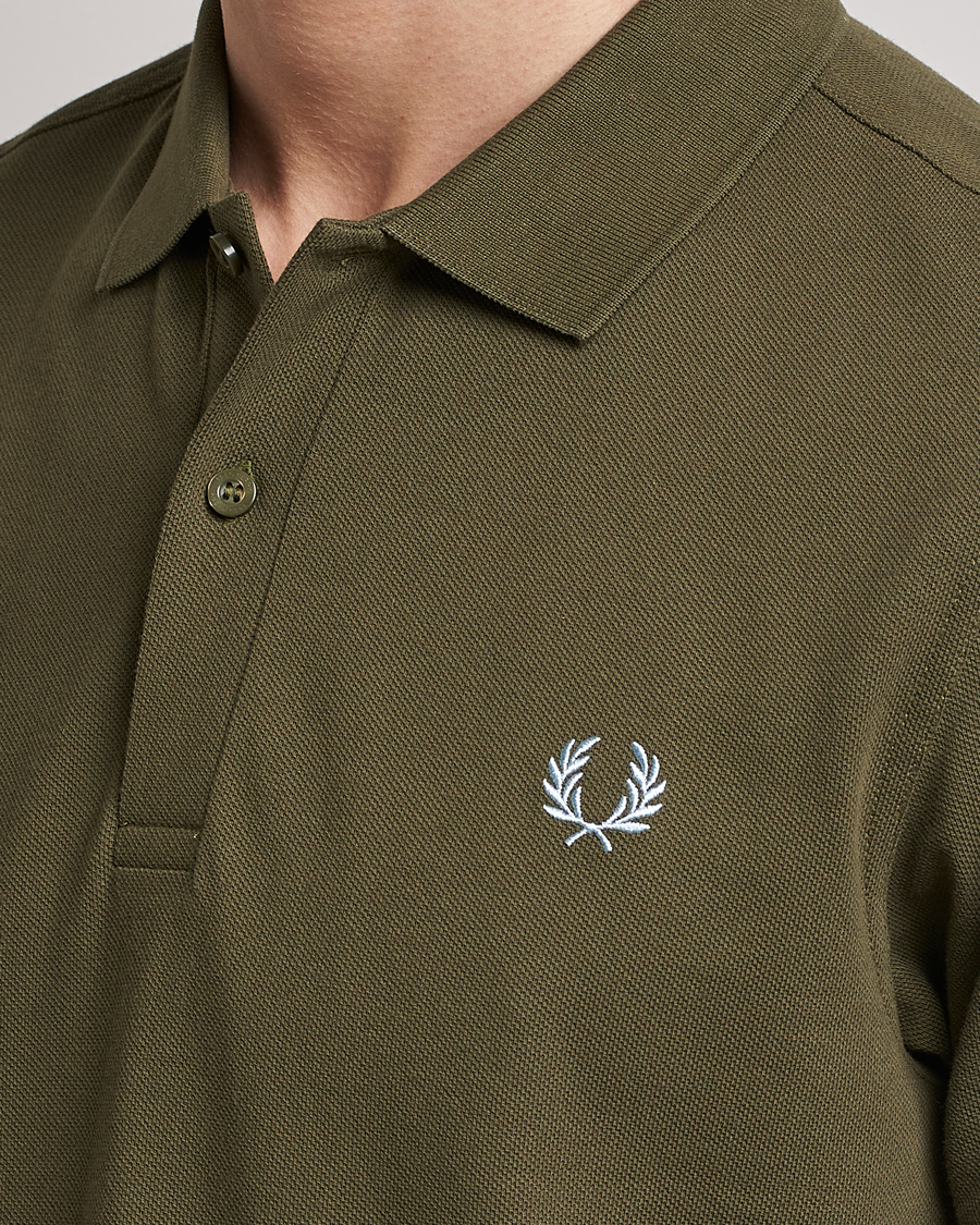 Men | Polo Shirts | Fred Perry | Plain Polo Shirt Uniform Green