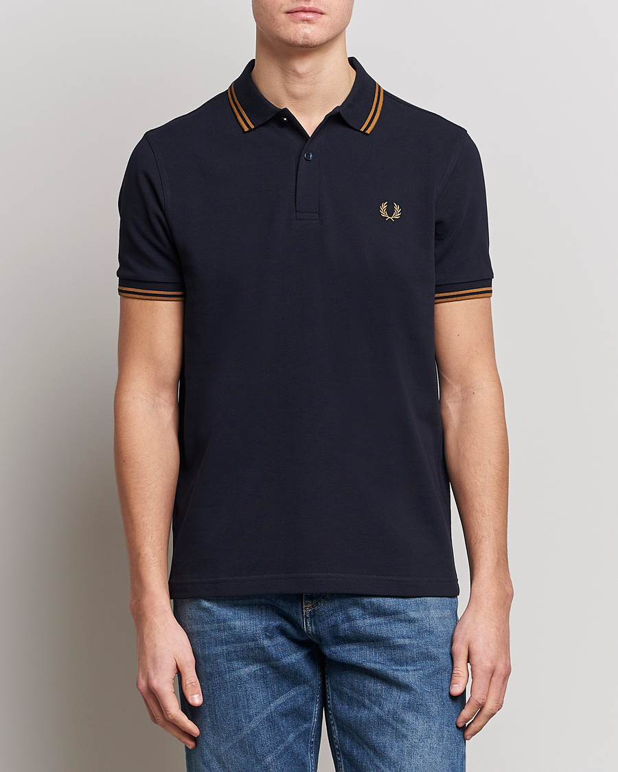 Men | Fred Perry | Fred Perry | Twin Tipped Polo Shirt Navy