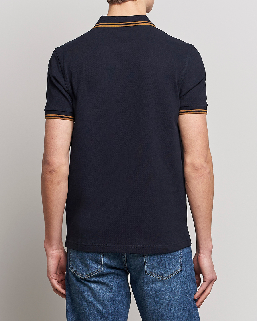 Men | Polo Shirts | Fred Perry | Twin Tipped Polo Shirt Navy