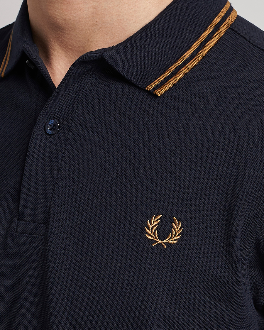 Men | Polo Shirts | Fred Perry | Twin Tipped Polo Shirt Navy