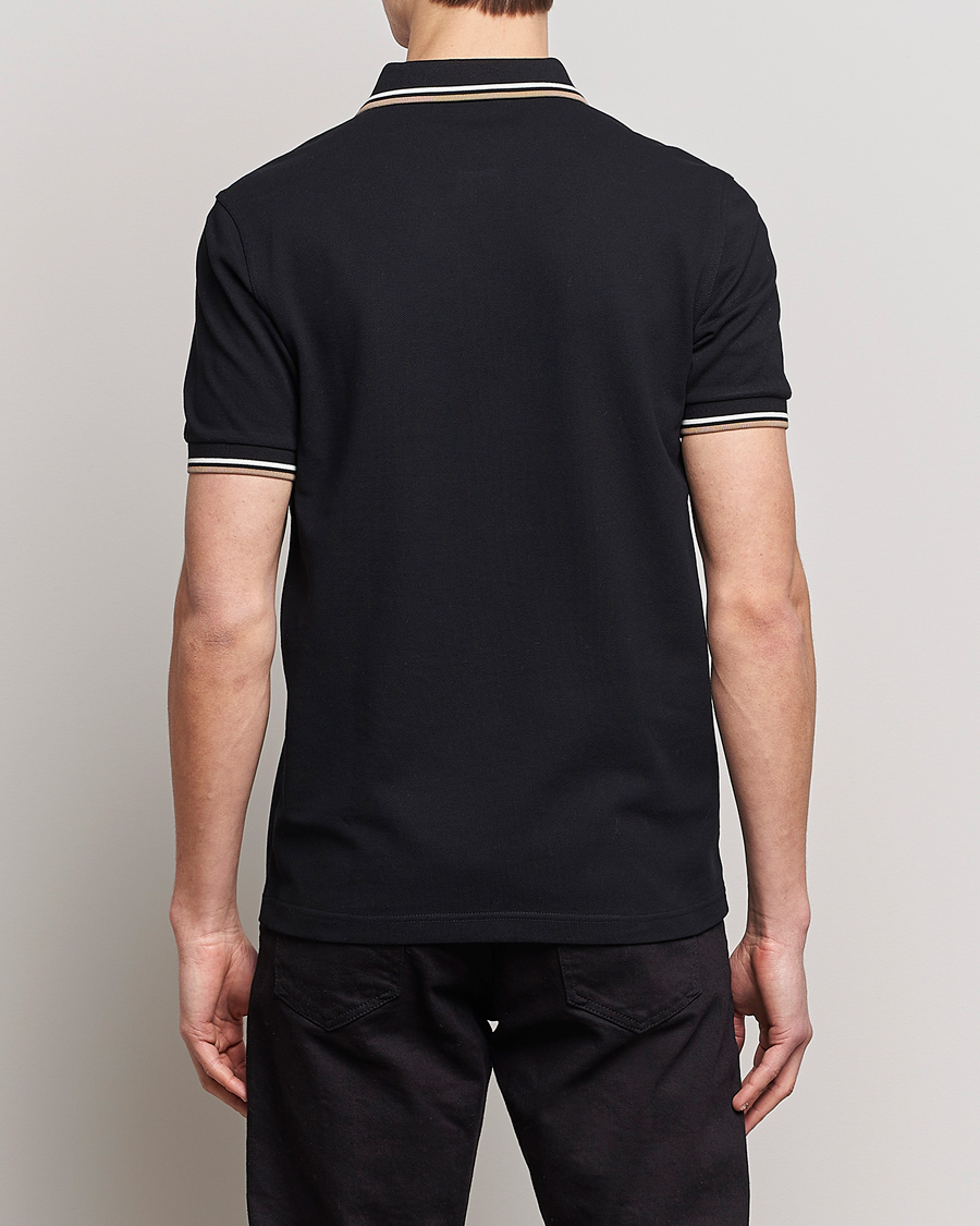 Men | Polo Shirts | Fred Perry | Twin Tipped Polo Shirt Black