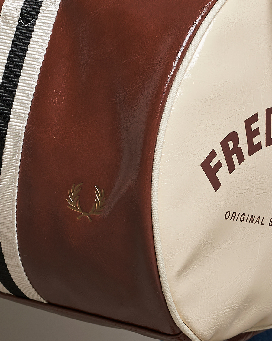 Fred Perry Classic Barrel Bag Tan at CareOfCarl.com