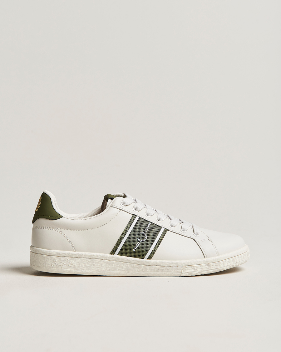 Men | Fred Perry Graphic Mesh Sneaker Porcelain | Fred Perry | Graphic Mesh Sneaker Porcelain