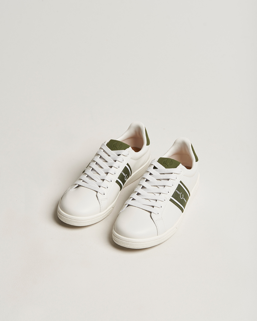 Men | Sneakers | Fred Perry | Graphic Mesh Sneaker Porcelain