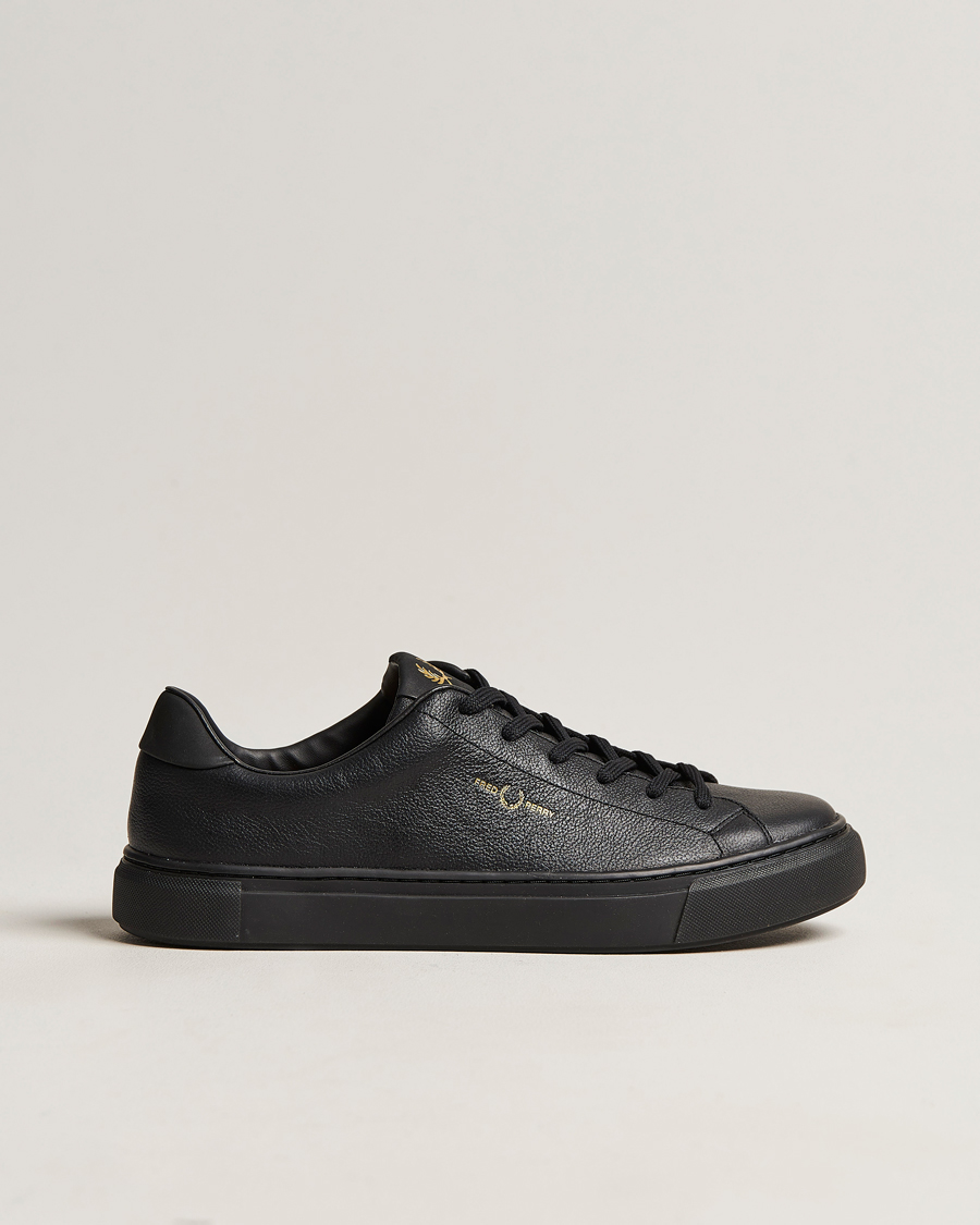 Men | Fred Perry B71 Tumbled Sneaker Black | Fred Perry | B71 Tumbled Sneaker Black