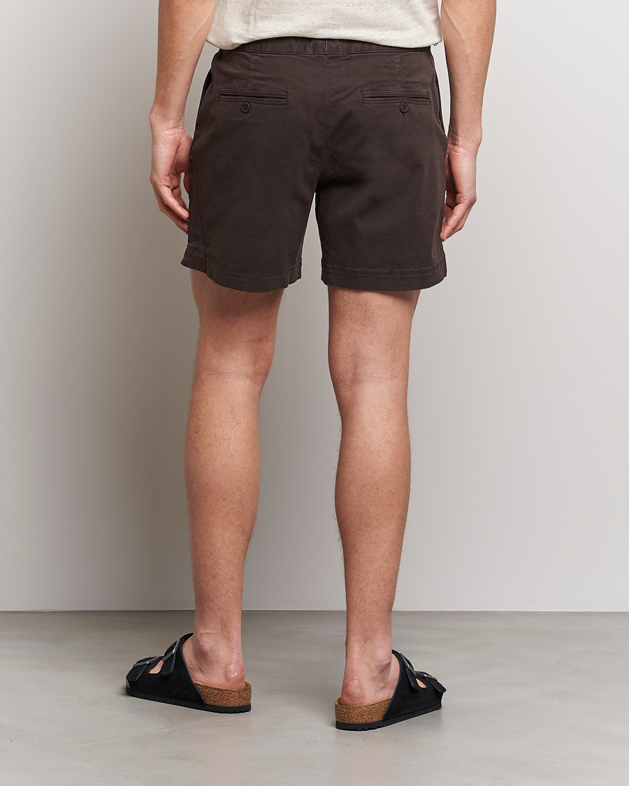 Men | Shorts | Orlebar Brown | Bulldog Cotton Stretch Twill Shorts Truffle