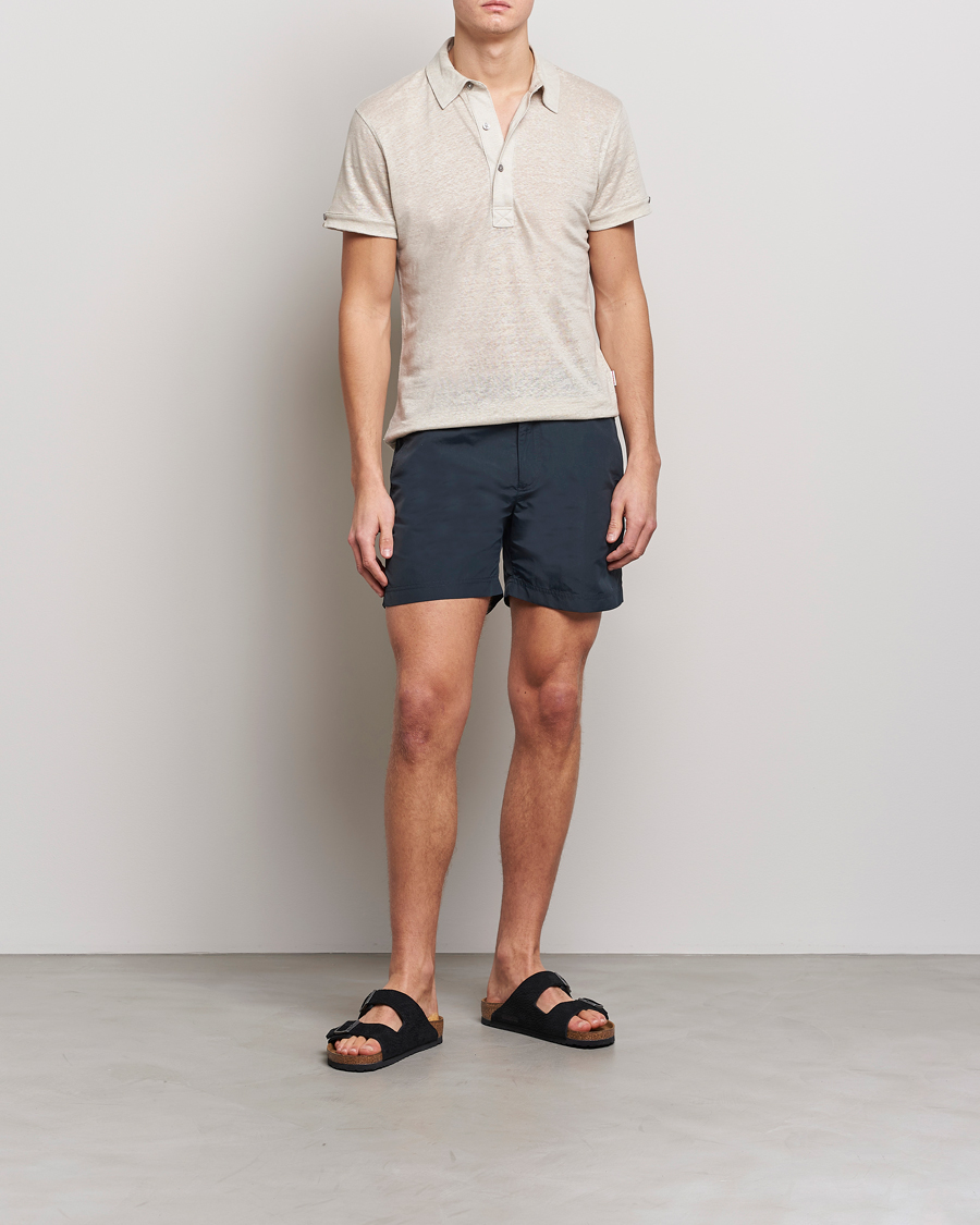 Men | Swimwear | Orlebar Brown | Bulldog II Medium Length Swim Shorts Shadow